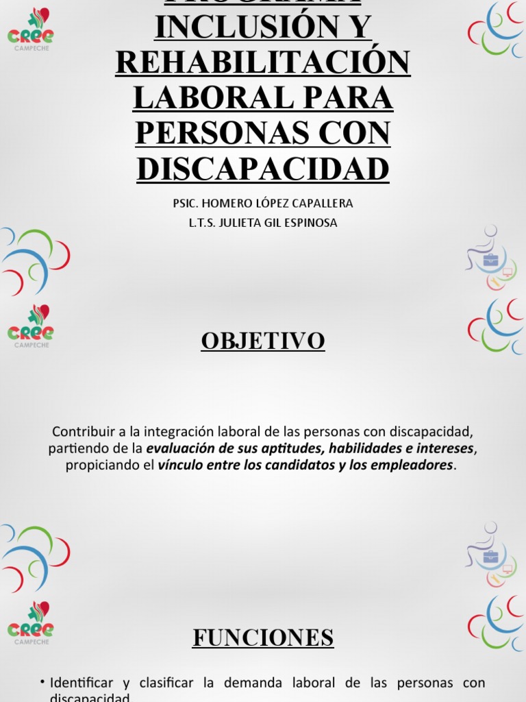 Inclusión Laboral para Personas con Discapacidad | PDF | Invalidez ...