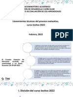 Lineamientos de Evaluación 2022