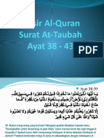 Tafsir Al Quran at Taubah 38 43