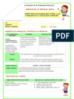 Sesion Practicas Alimentarias Saludables Que Nutren