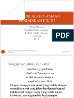 Nilai-nilai Keutamaan Pendidikan Hindu