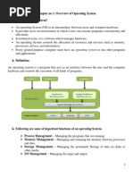 Unit-1Overview of Operating System