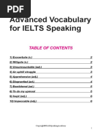 Advanced Vocabulary For IELTS Speaking