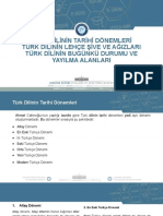 Hafta Turk Dilinin Tarihi Donemleri Turk Dilinin Lehce Sive Ve Agizlari Turk Dilinin Onemli Eserleri Turk Dilinin Bugunku Durumu Ve Yayilma Alanlari