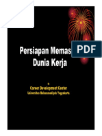 Persiapan Memasuki Dunia Kerja Dappdfmateri Dunia Kerja by Career Development