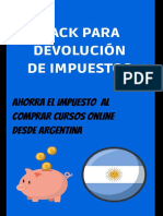 Hack para Devolución de Impuestos: Ahorra El Impuesto Al Comprar Cursos Online Desde Argentina