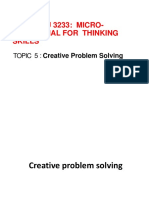 Topic 5 Creative Problem Solving