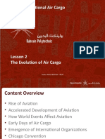 Lesson 2 - The Evolution of Air Cargo