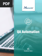 Syllabus QA Automation