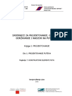 Smjernice Za Projektovanje, Građenje, Održavanje I Nadzor Na Putevima