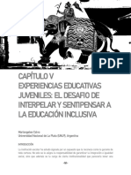 Calvo, M. Experiencias Educativas Juveniles
