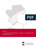 Tema 3: La Atención Temprana Desde La Perspectiva Psicoeducativa