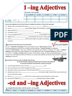 Ed and Ing Adjectives Grammar Drills Tests 75684