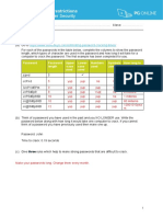 Learning Aim B Cyber Security: Worksheet 3 User Restrictions