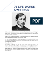 Rizal's Life & Works Course