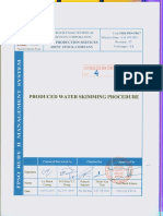 Produced Water Skimming Procedure