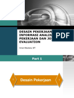 07.desain Pekerjaaan, Analisis Pekerjaaan Dan Job Evaluation