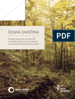 Ceska Divocina - Analyza Podminek Na Uzemi CR Z Hlediska Biodiverzity A Vhodnosti Pro Ponechani Samovolnemu Vyvoji