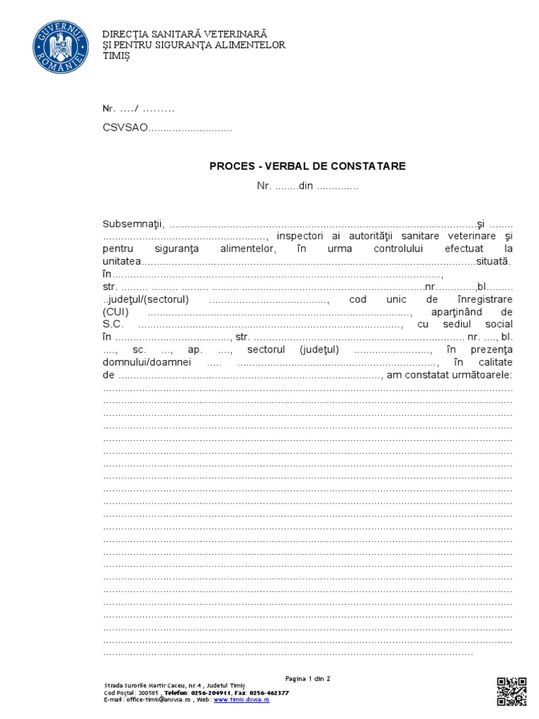 PV Constatare Csvsao | PDF