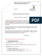Correction Composition Français Cm1 -2