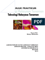 Petunjuk Praktikum Teknologi Rekayasa Tanaman 2019