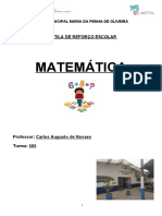 Apostila de Reforço 5º Ano - Matemática (Professor Carlos Augusto) Ok