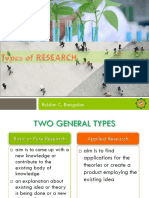 Lesson 2 - Types of Research
