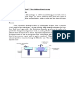 Unit V Other Additive Manufacturing