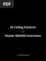 20 Coding Patterns To Master MAANG Interviews