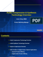 Audio Compression & Synthesis Technology