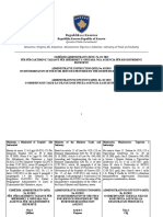 Udhëzim Administrativ (Mti) Nr. 03 2015 Për Përcaktimin e Taksave Për Shërbimet e Ofruara Nga Agjencia Për Regjistrimin e Bizneseve