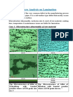 Micro Analysis On Lamination