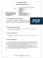 Informe Psicopedagógico