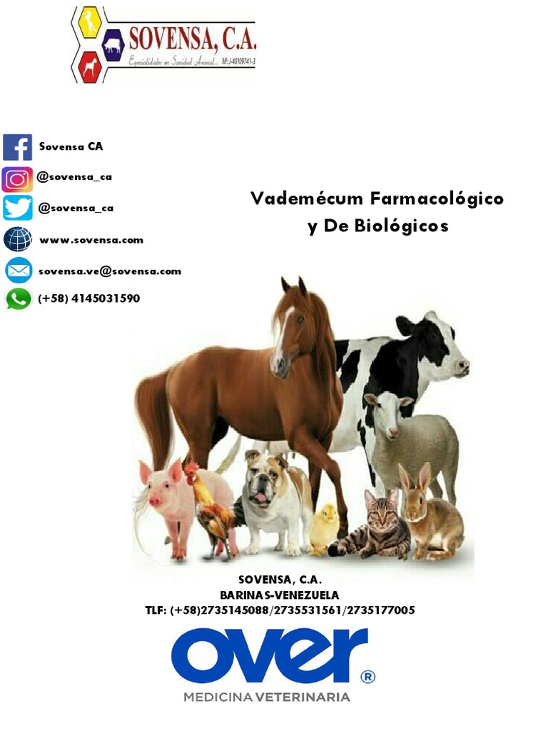 Vademecum de Farmacos y Biologicos Sovensa Over | PDF | Penicilina ...