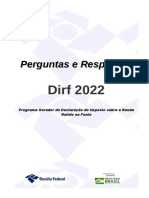 Perguntas e Respostas sobre a Dirf 2022