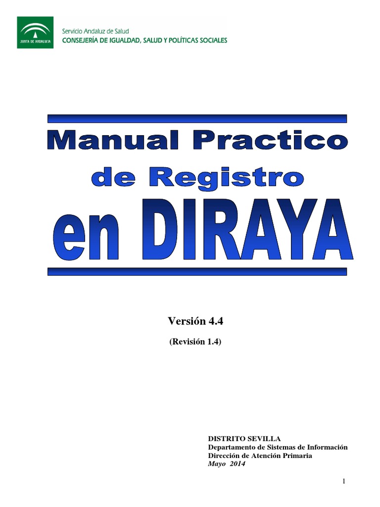 Guía de Uso del Sistema Diraya | PDF | Hospital | Contraseña