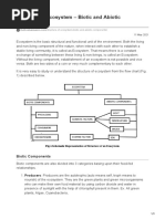 Structure of Ecosystem Biotic and Abiotic Components