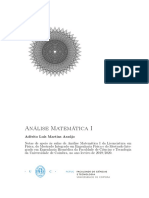 Análise Matemática I - Adérito L. M. Araújo