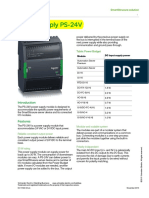 Power Supply PS-24V Specification Sheet - SmartStruxure Solution
