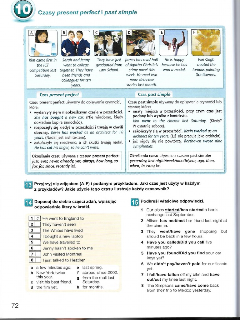 PAST SIMPLE VS PRESENT PERFECT ESL PDF visual data 4