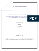 Cross Country Comparisons of Public Employment and Pay of 26 Latin American and Caribbean Countries