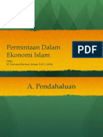 Per. VI, Permintaan Dalam Ekonomi Islam