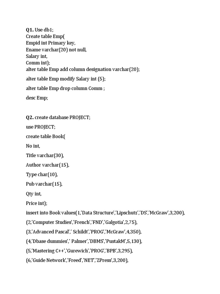 Mysql | PDF