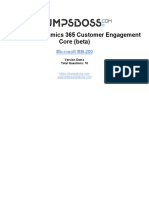 Microsoft Dynamics 365 Customer Engagement Core (beta) MB-200 Exam Questions