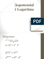 Fungsi Eksponen Dan Logaritma