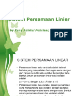 Sistem Persamaan Linier