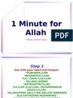 1 Minute For Allah