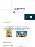 Le Langage Pythonpart1