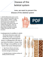 Disease of The Skeletal System