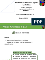 Análisis Matemático II: Máximos y mínimos de funciones